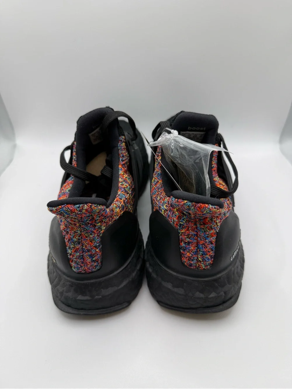 Adidas Ultraboost MiAdidas Black/Multicolor - size 6 (No Box)